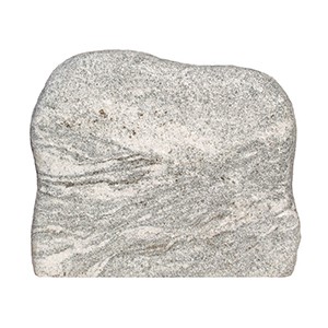 Gravsten i brændt Viscont White granit